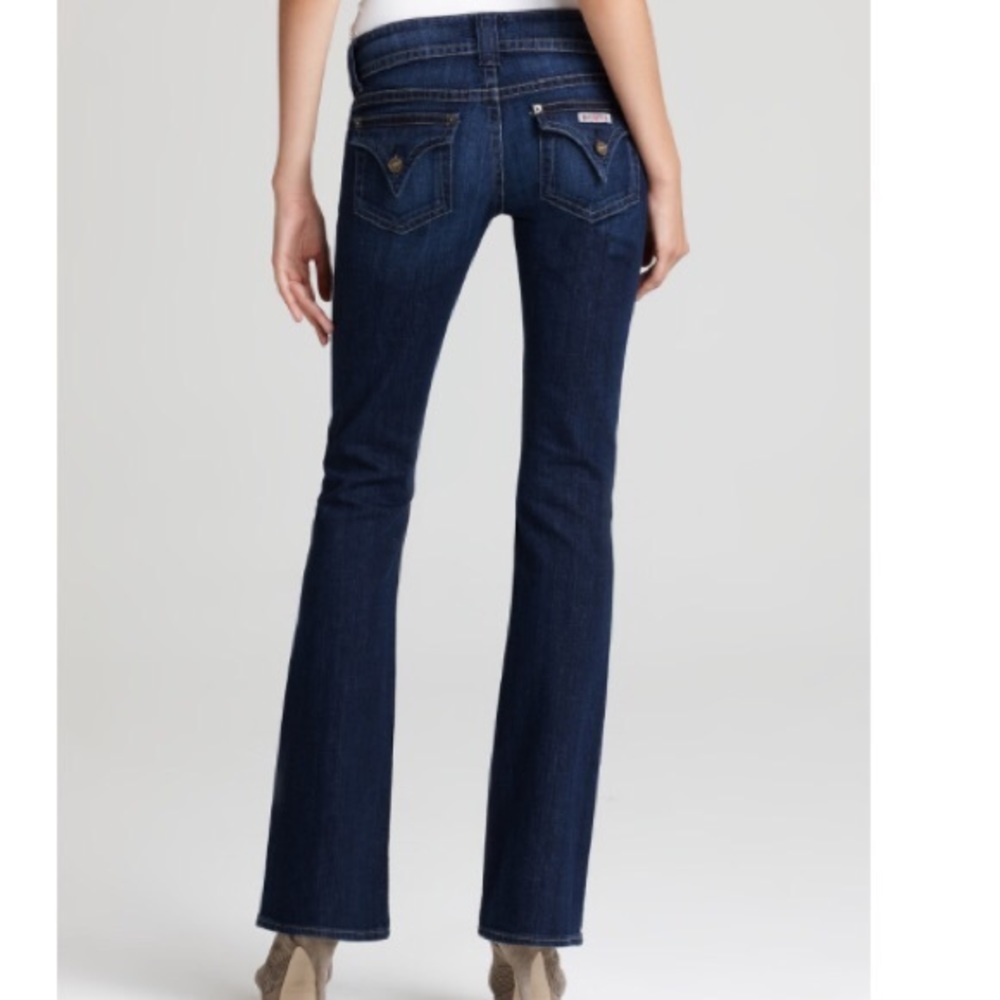 Hudson Signature Button Flap Back Pocket Jeans
